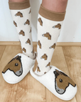 Dreamers & Schemers Horse Head Emoji Slippers