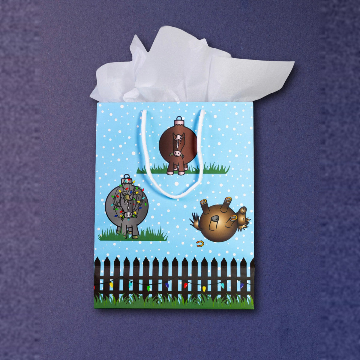 Dreamers &amp; Schemers Pasture Ornaments Gift Bag