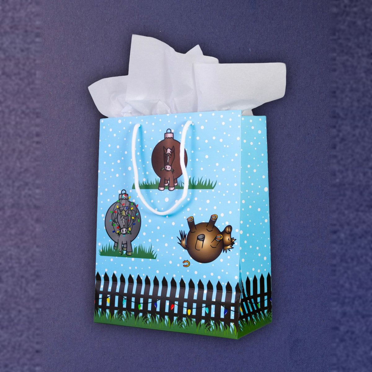 Dreamers &amp; Schemers Pasture Ornaments Gift Bag