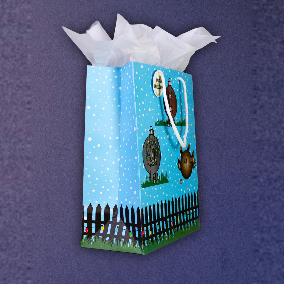 Dreamers &amp; Schemers Pasture Ornaments Gift Bag