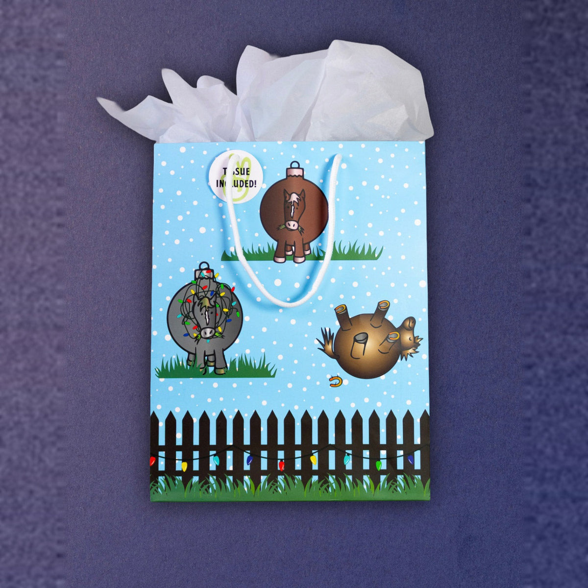 Dreamers &amp; Schemers Pasture Ornaments Gift Bag