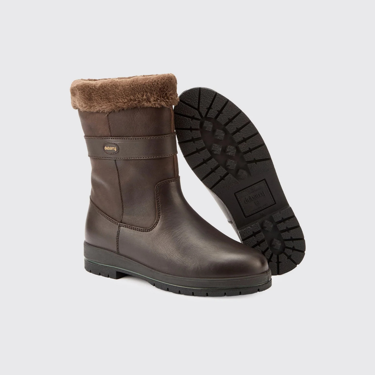 Dubarry Foxrock Ladies Mid-height Insulated Country Boot, Mocha