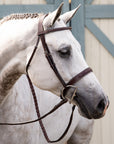 Dy'on Wide Noseband Hunter Bridle, Brown, US Collection