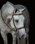 Dy'on Wide Noseband Hunter Bridle, Brown, US Collection