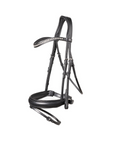 Trust Equestrian Verden Large Crank Noseband Bridle, Black/Black