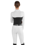 EGO7 Mesh ML Long Sleeve Competition Shirt, Black/White