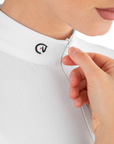 EGO7 Mesh ML Long Sleeve Competition Shirt, Black/White