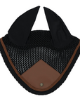 Sixteen Cypress Ear Net, Black & Cognac