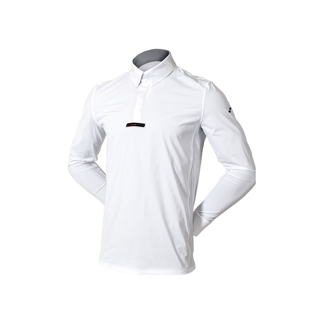 Struck Men's Series 1 Long Sleeve Competition Shirt, White