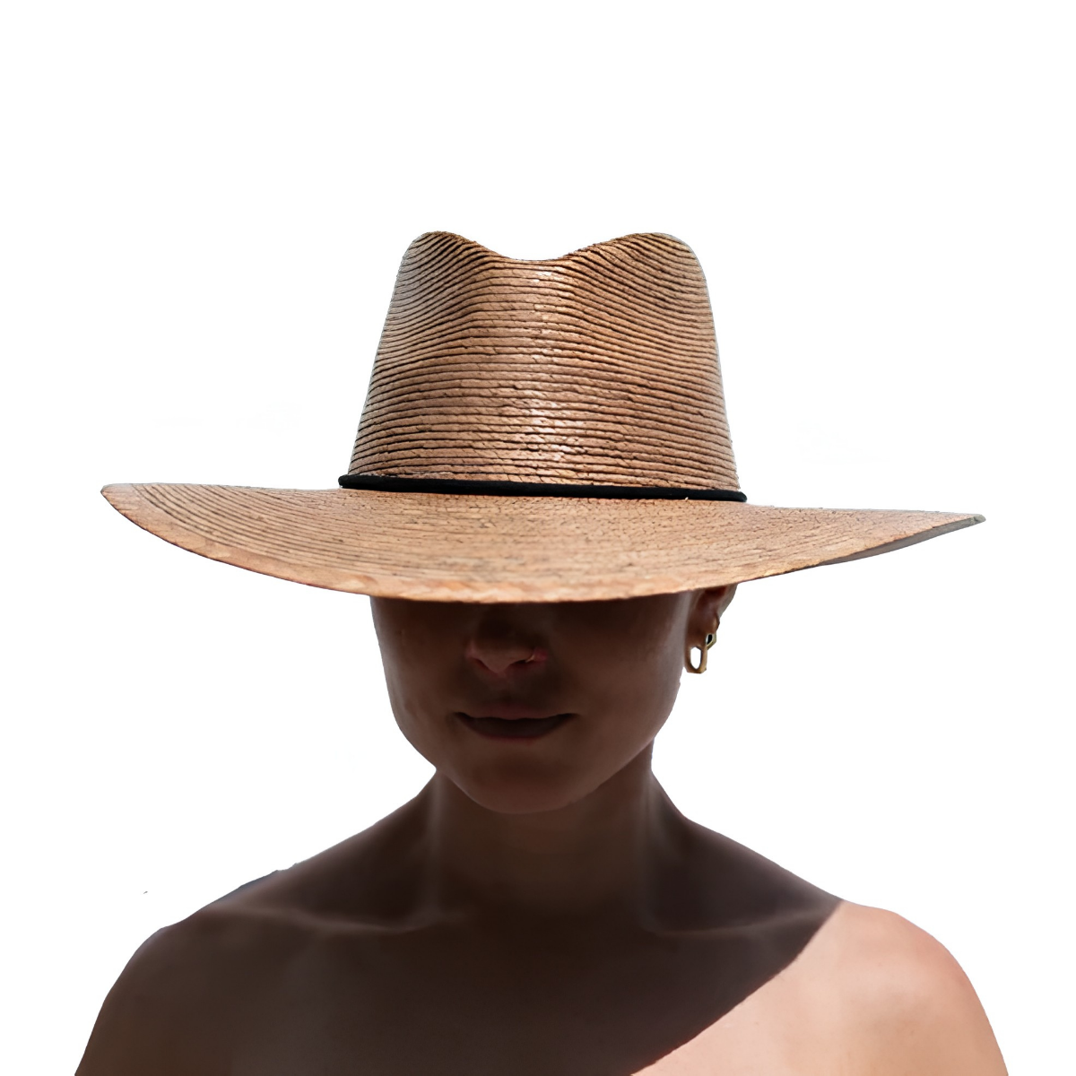 Ellsworth Midi Brim Sun Hat, Brown