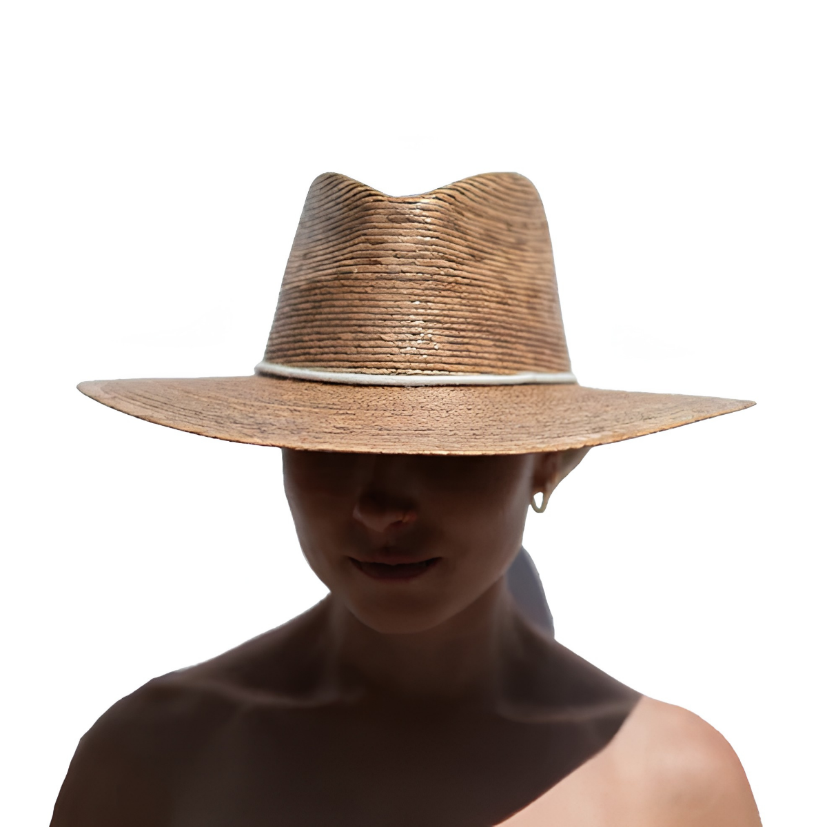 Ellsworth Midi Brim Sun Hat, Brown