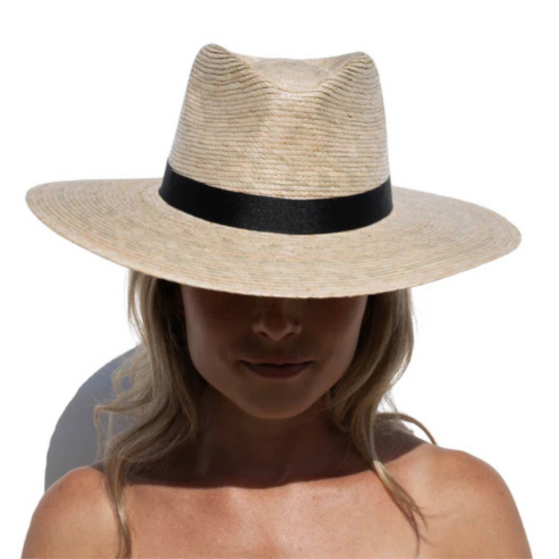 Ellsworth Midi Brim Sun Hat, Tan