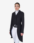 Equestro Women's Black Label Collection Competition Strass Rain Tailcoat, Black