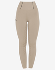 Equestro Women's Classic Full Grip Riding Leggings, Oxford Tan