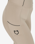 Equestro Women's Classic Full Grip Riding Leggings, Oxford Tan
