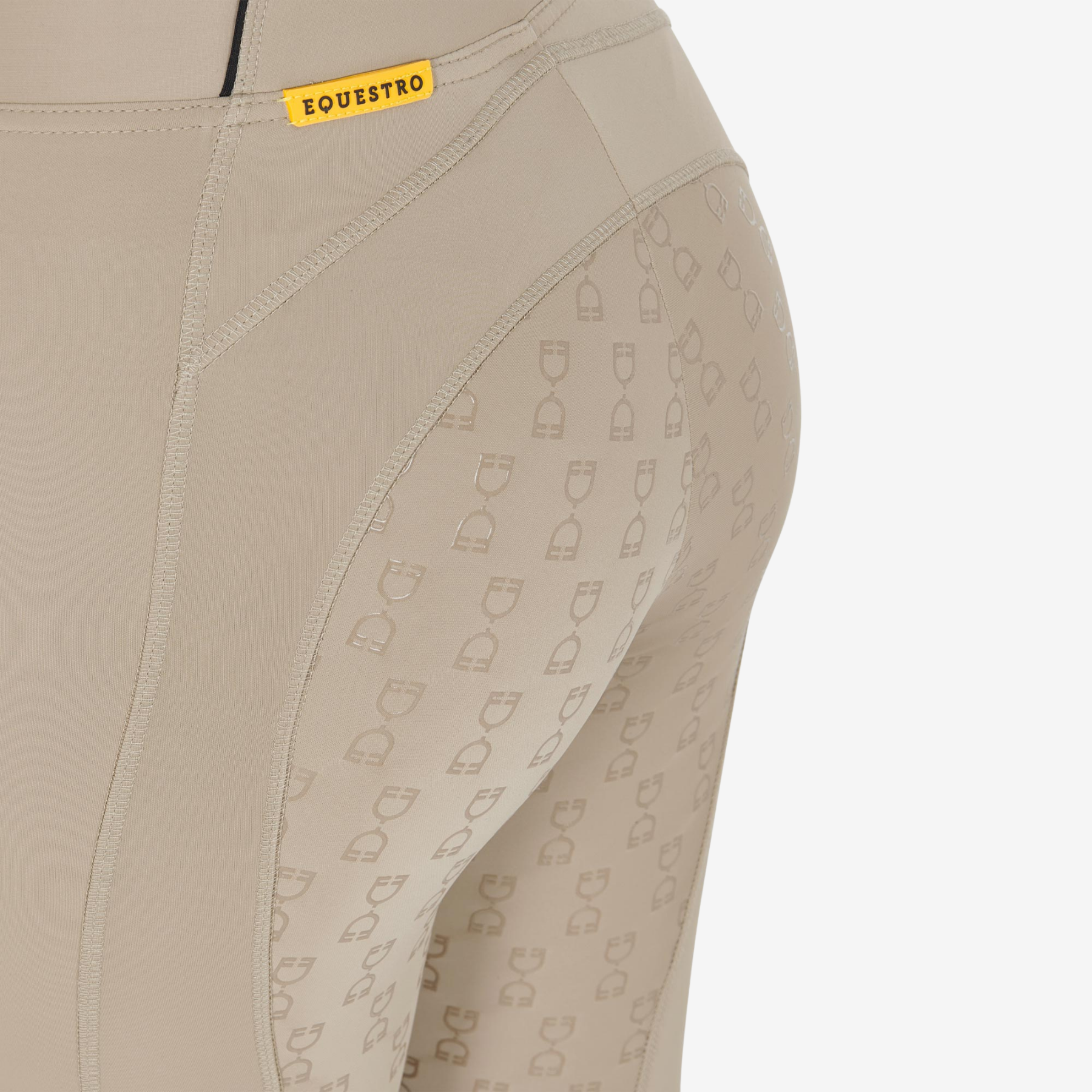 Equestro Women's Classic Full Grip Riding Leggings, Oxford Tan
