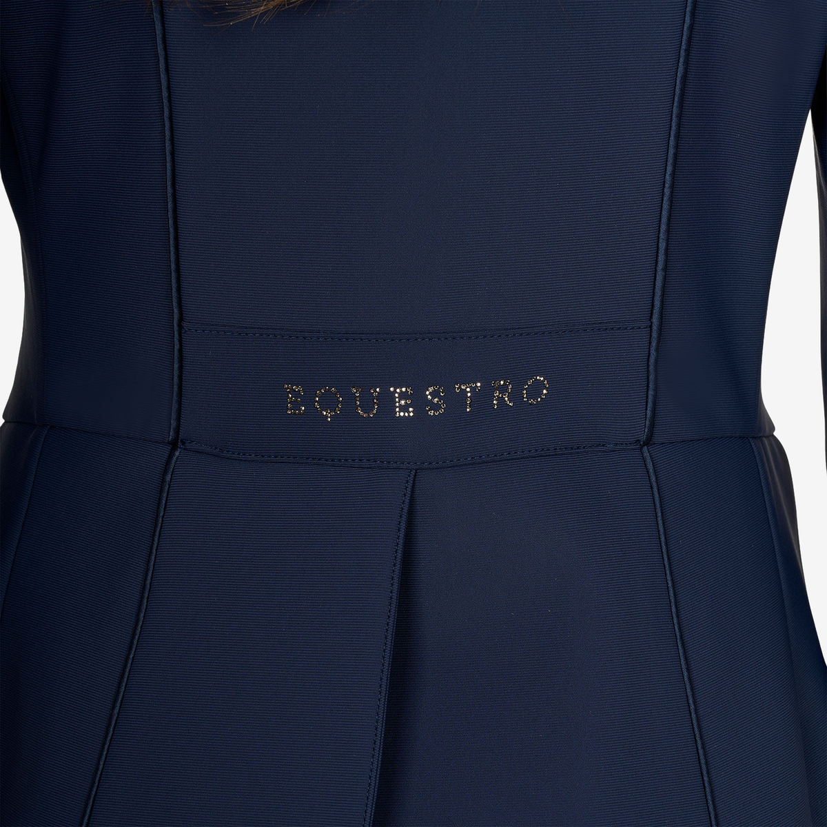 Equestro Women's Competition Dressage Tailcoat, Navy