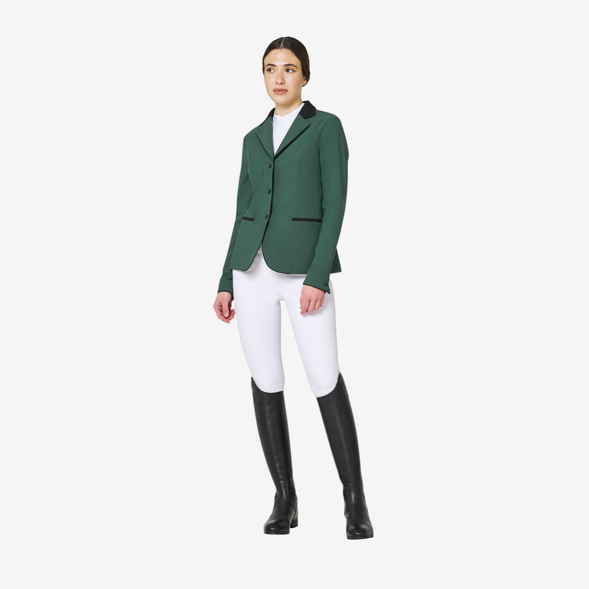 Equestro Women's Competition Riding Jacket, Pine Grove