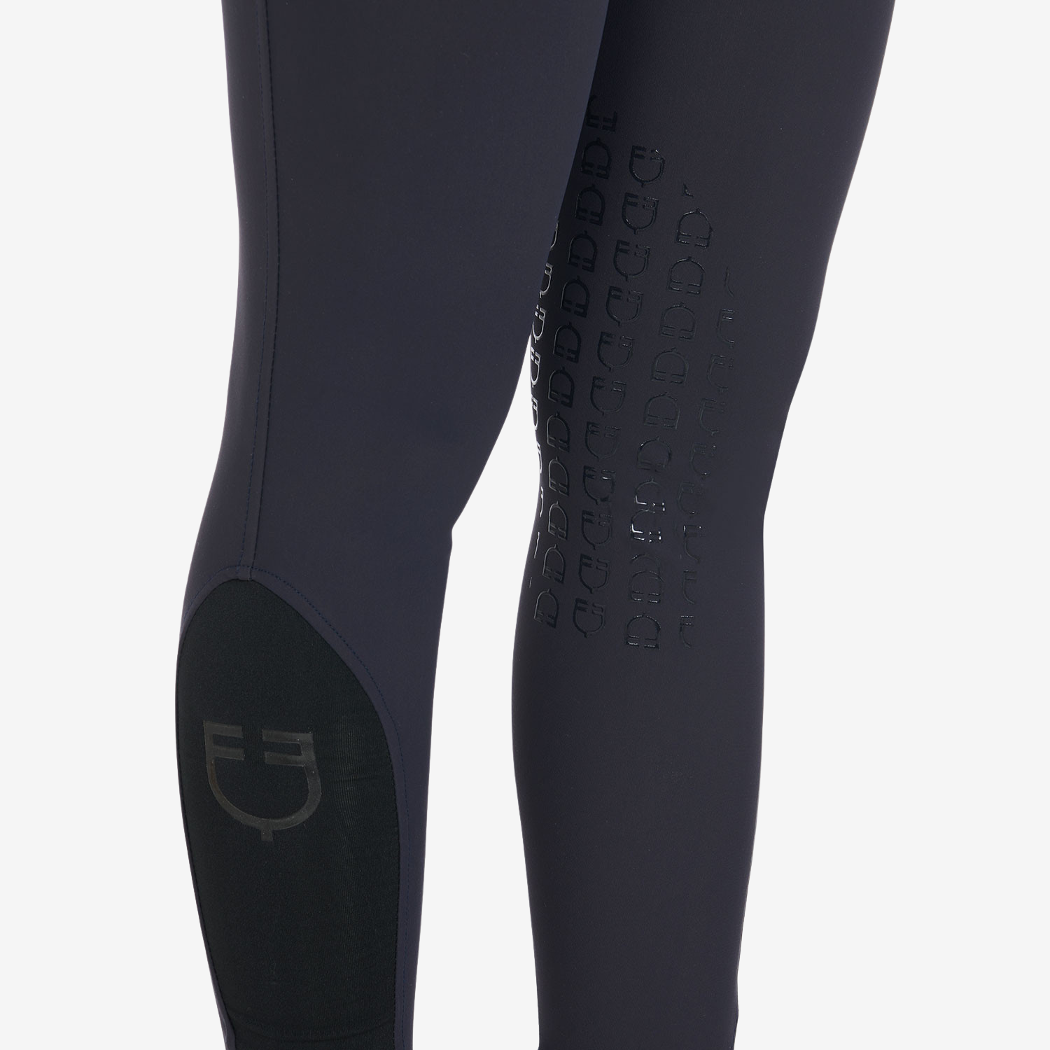 Equestro Women's Donna Modello Zenda Knee Grip Breeches, Navy Blazer