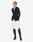 Equestro Women's Girasol Competition Riding Jacket, Navy Blazer
