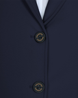 Equestro Women's Girasol Competition Riding Jacket, Navy Blazer
