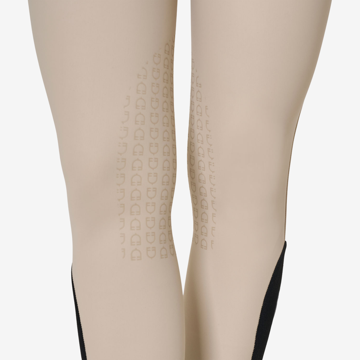 Equestro Women's High Rise Knee Grip Breeches, Cobblestone