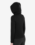 Equestro Women's Outerwear with Padded Front, Black
