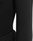 Equestro Women's Technical Knit Long Sleeve Training Shirt w/ 1/4 Zip, Black
