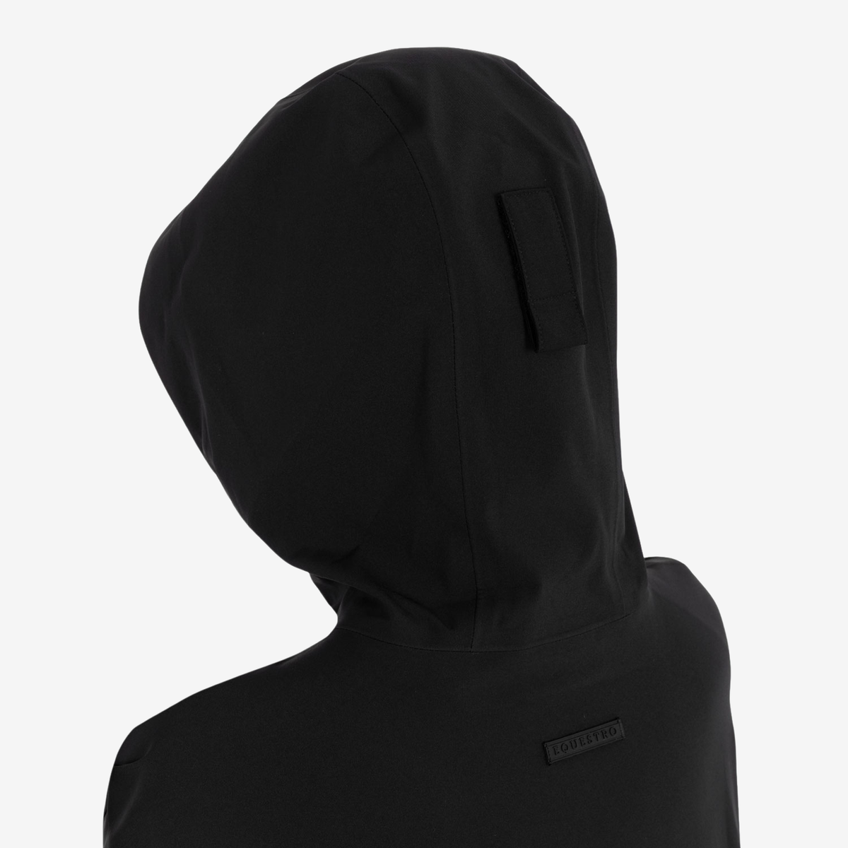 Equestro Women's Technical Rain Cape, Black