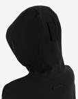 Equestro Women's Technical Rain Cape, Black
