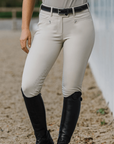 Equithème Sally Originals Ladies Knee Grip Breeches, Beige