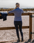 Equithème Sally Originals Ladies Knee Grip Breeches, Navy