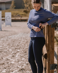 Equithème Sally Originals Ladies Knee Grip Breeches, Navy