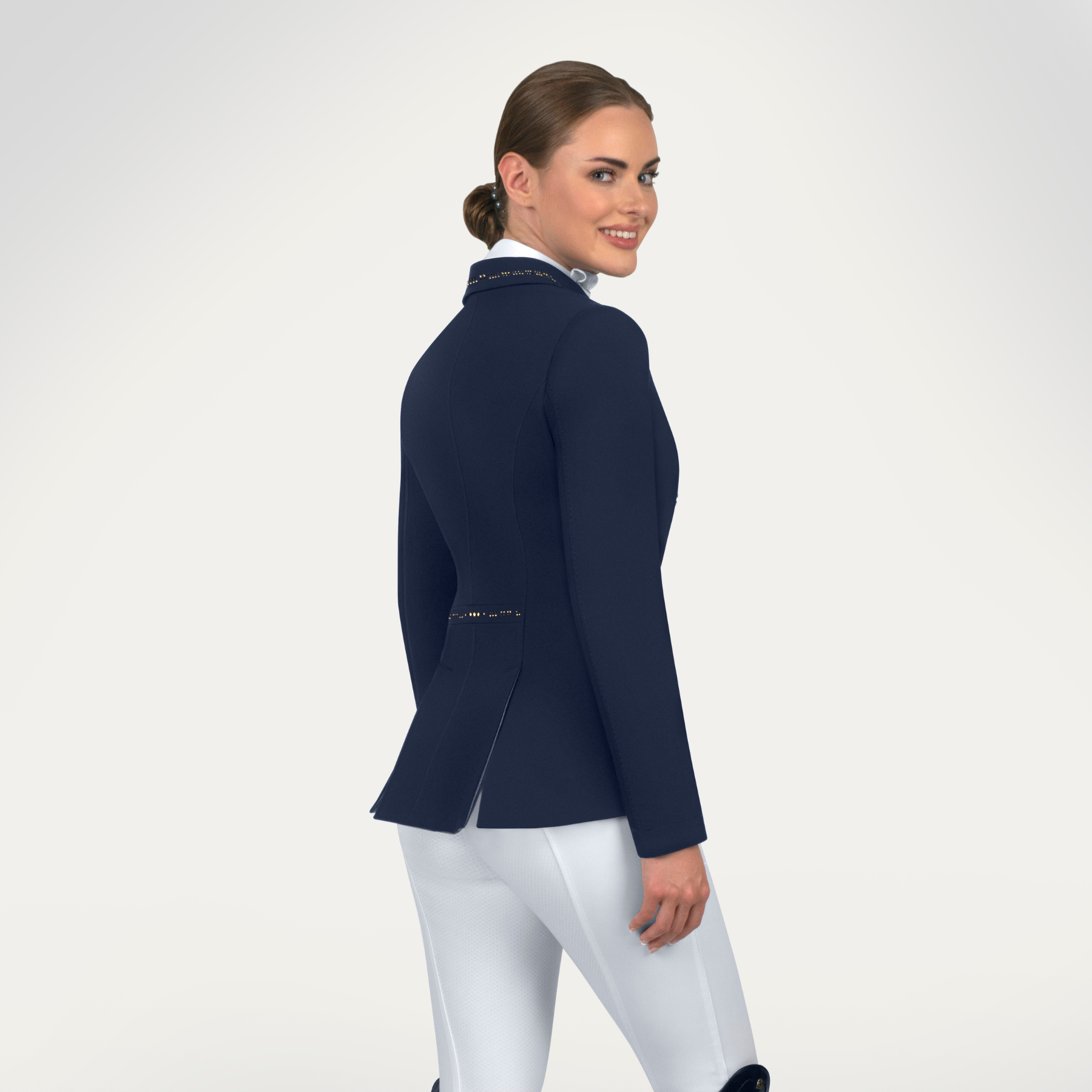 Fair Play Ladies Dressage Short Tailcoat REIKO Vintage Gold, Navy