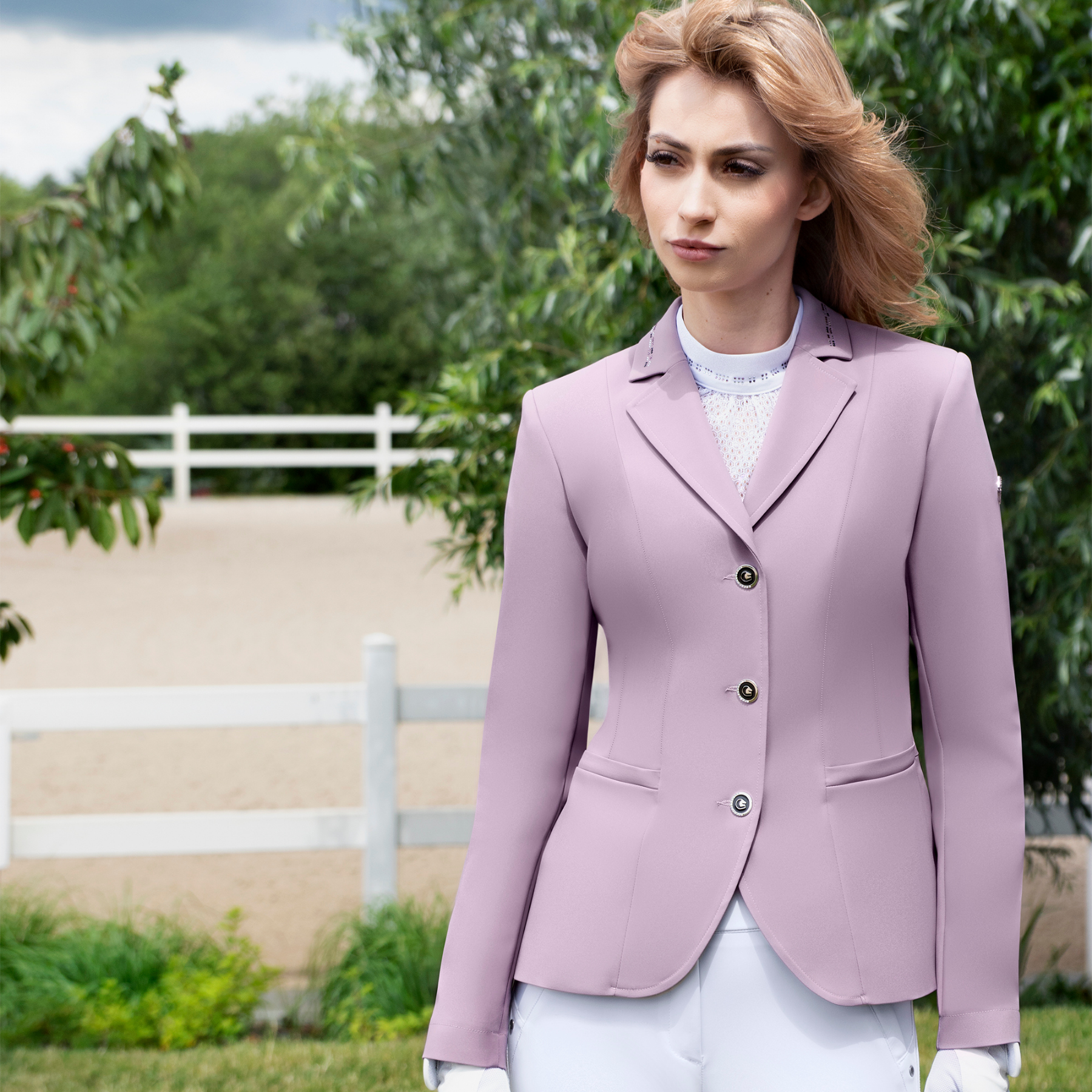 Fair Play Ladies Show Jacket NATALIE, Orchid Blush