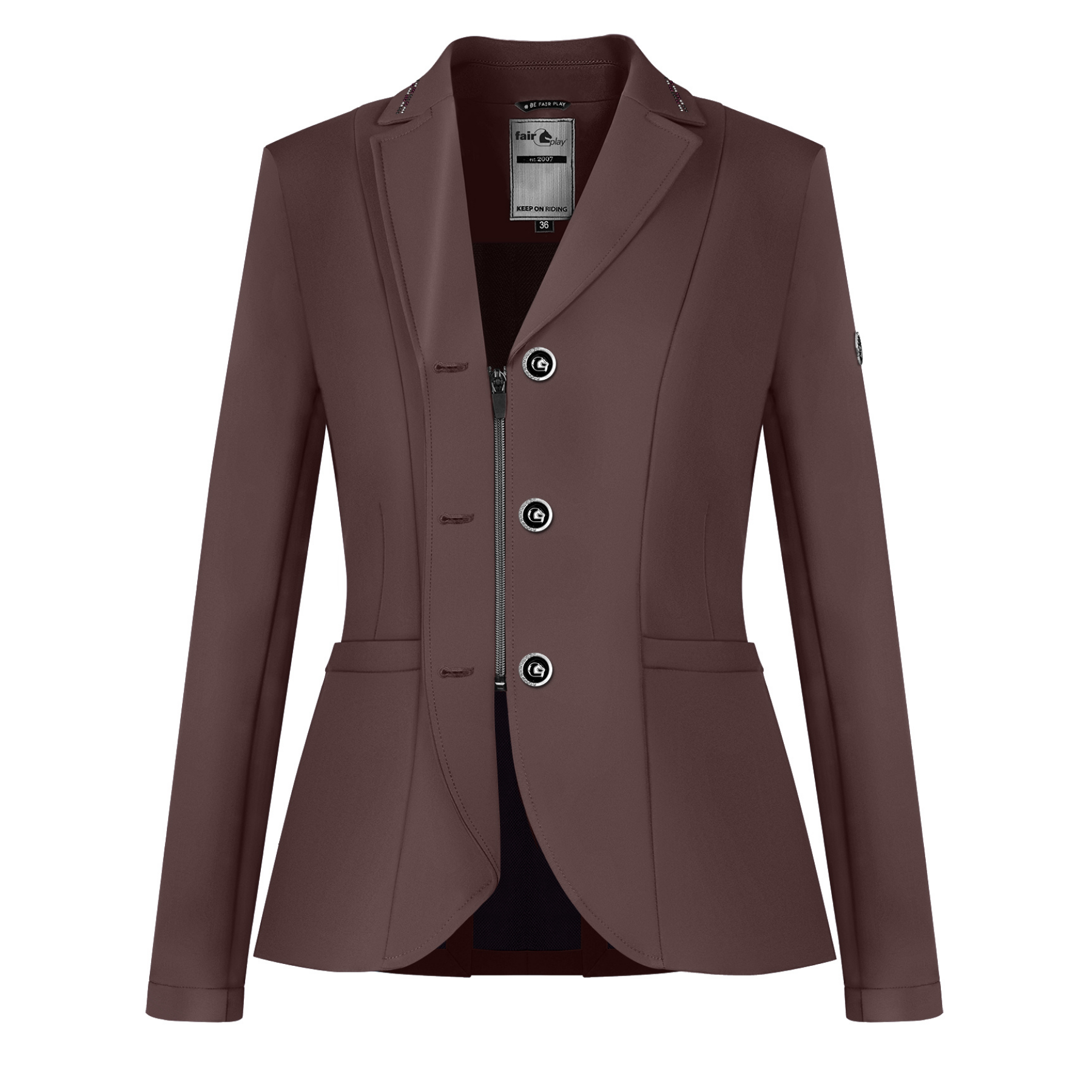 Fair Play Ladies Show Jacket NATALIE, Rose Brown – Dapper Horse Fair Play Ladies Show Jacket NATALIE, Rose Brown – Dapper Horse