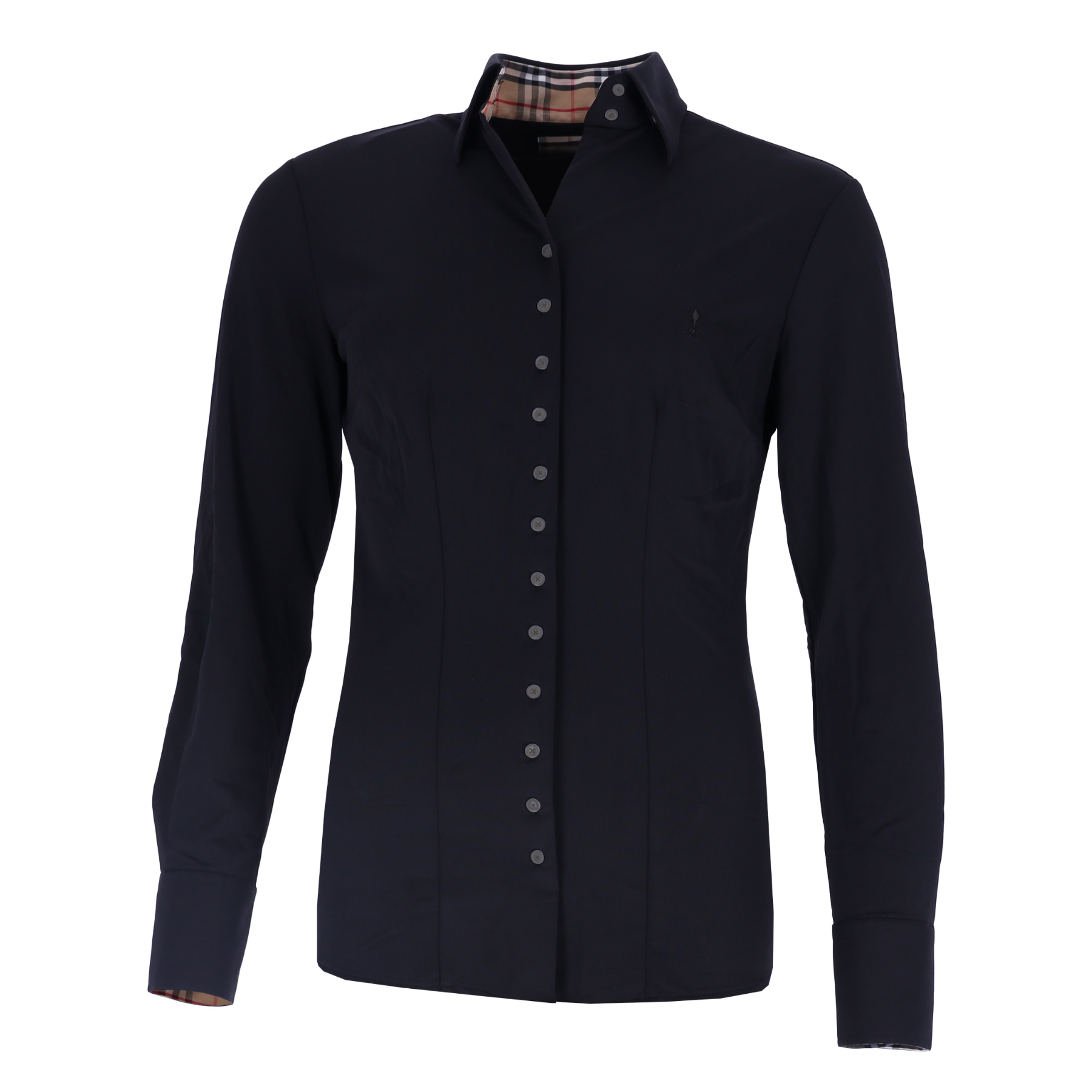 Fior da Liso Ladies Blouse Nova London B, Black