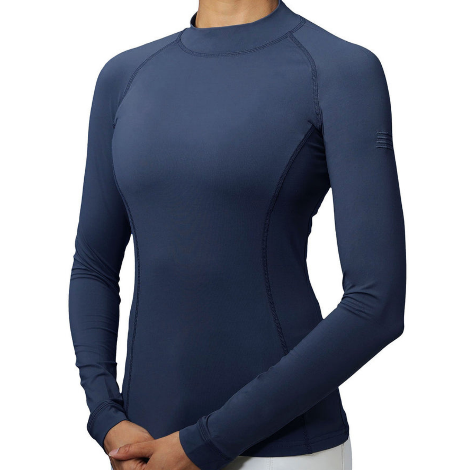 Ghodho Lyra UPF Ladies Long Sleeve Base Layer, Navy