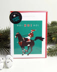 Hunt Seat Paper Co. Ho! Ho! Ho! Equestrian Christmas Card