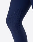 Horseware Easefit Hybrid Brushed Riding Tights Knee Grip, Navy