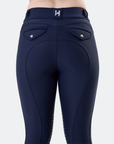 Horseware Flexfit Ladies Winter Breeches Knee Grip, Navy