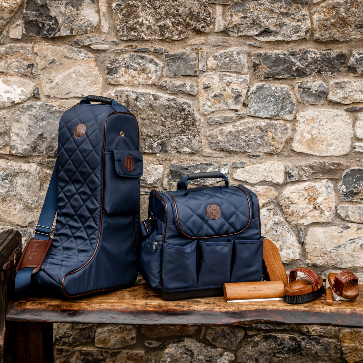 Horseware Signature Boot Bag, Navy