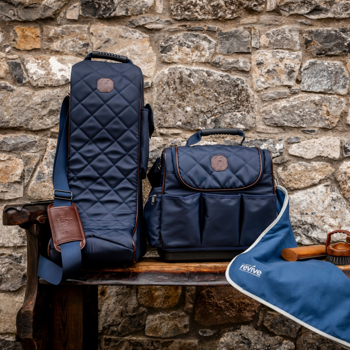 Horseware Signature Boot Bag, Navy