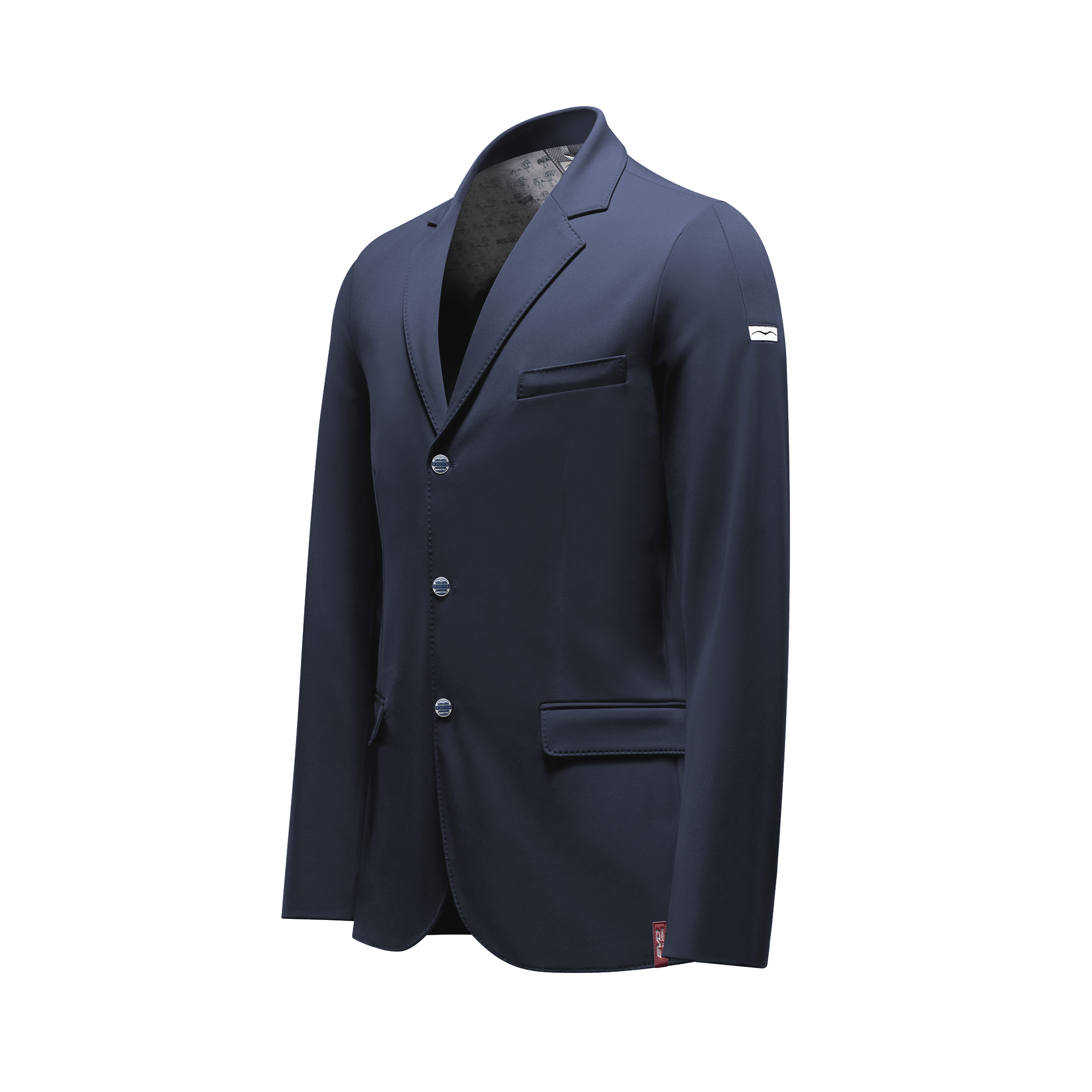 Animo Italia Ikko Mens Competition Riding Jacket, Navy