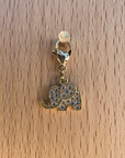 Dubois Cheval Sparkly Elephant Braid Charm (x1)