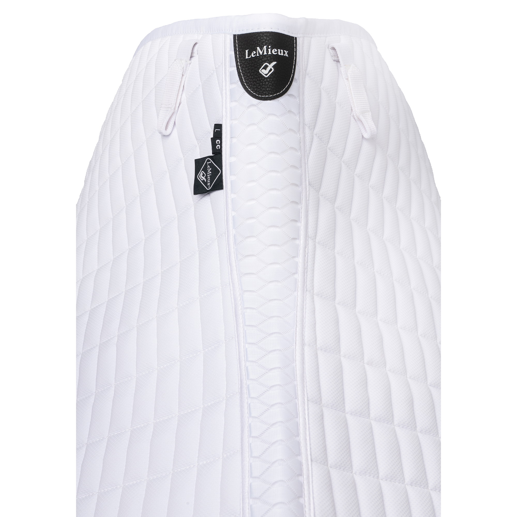 LeMieux Self Cool Close Contact Saddle Pad, Arctic White