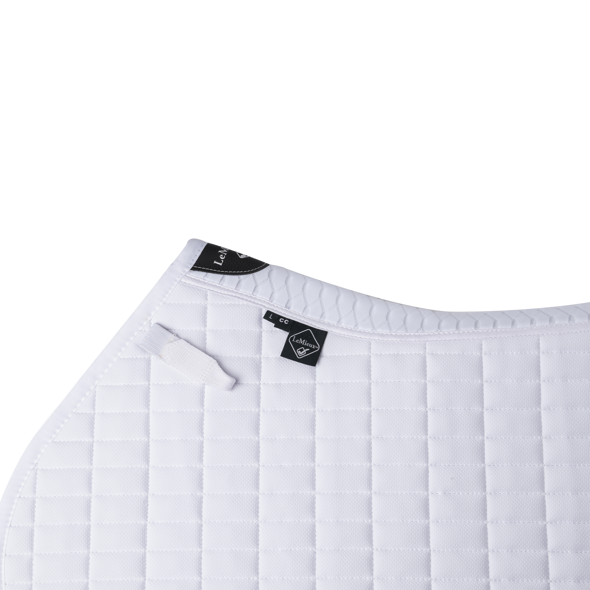 LeMieux Self Cool Close Contact Saddle Pad, Arctic White
