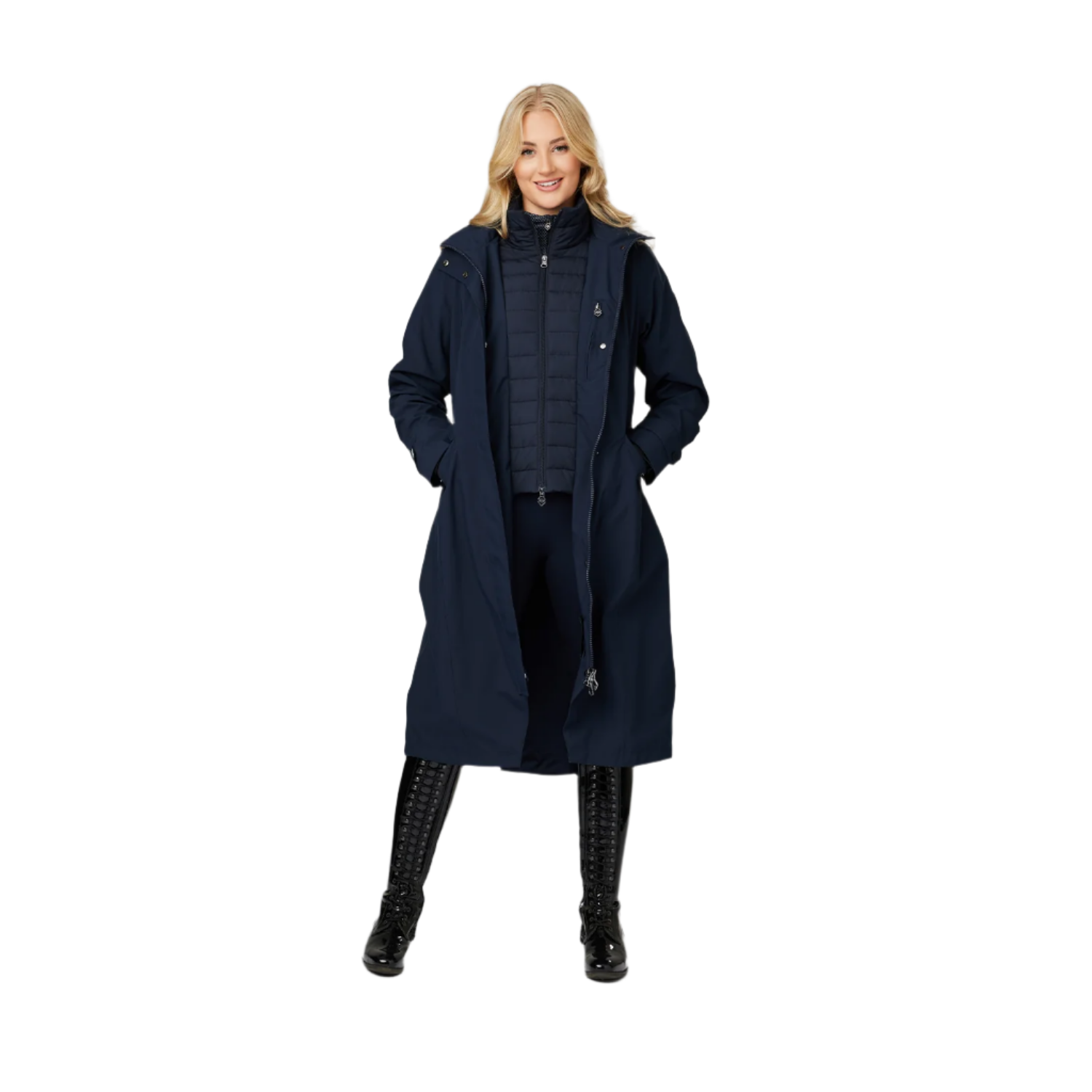 LeMieux Amelie Ladies Lightweight Riding Coat, Navy