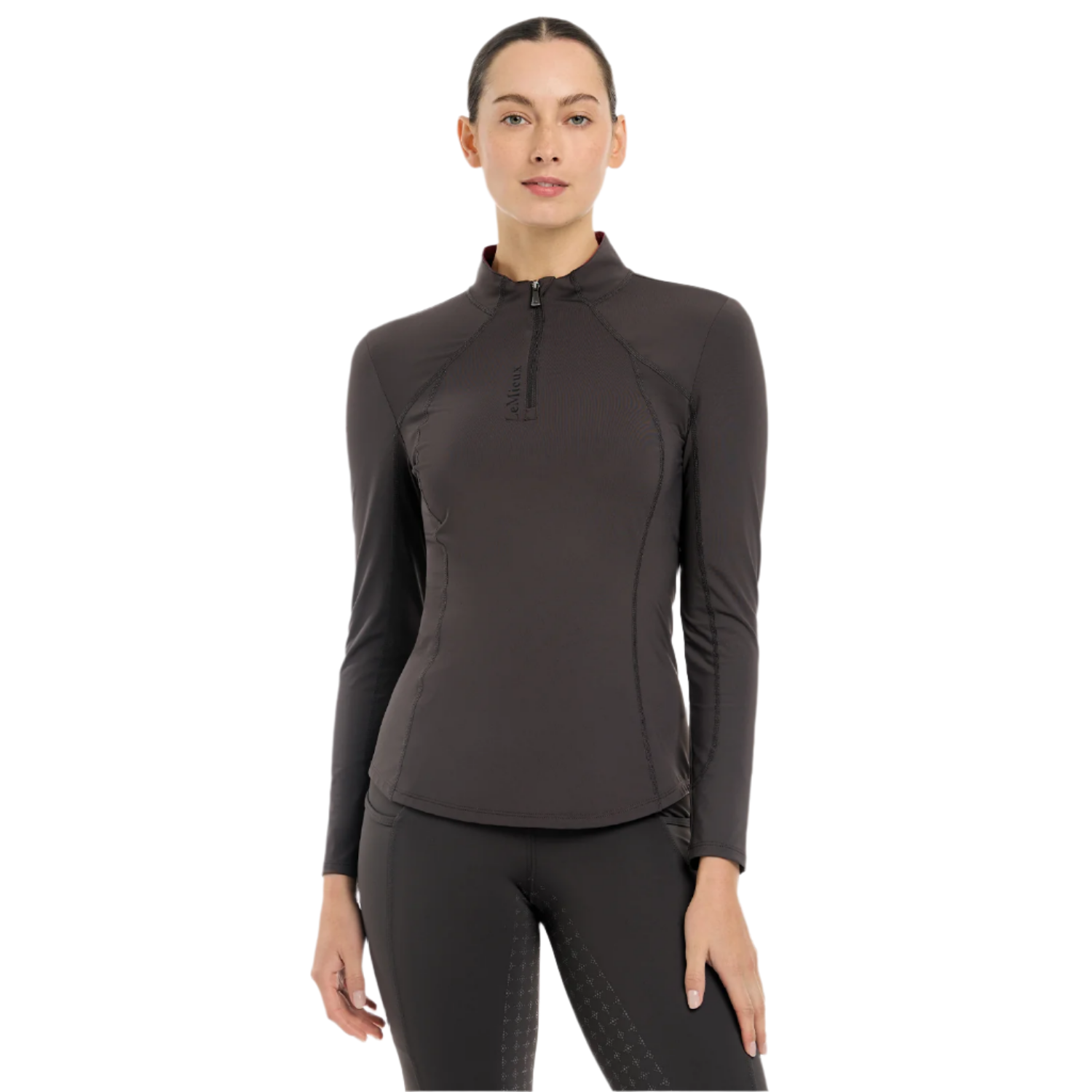 LeMieux Ladies Long Sleeve Classic Base Layer, Cinder