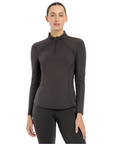 LeMieux Ladies Long Sleeve Classic Base Layer, Cinder